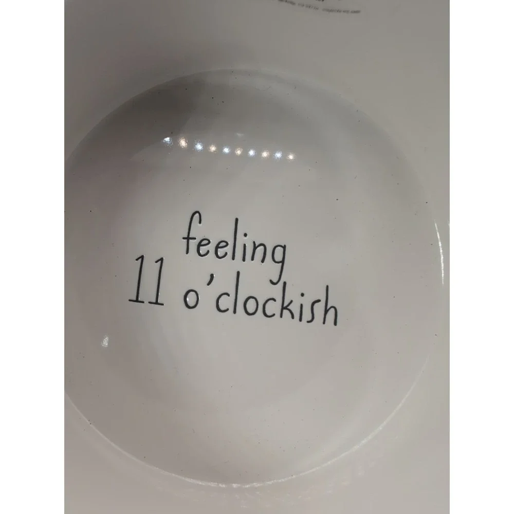 Rae Dunn x Disney Winnie The Pooh White Ceramic Dog Bowl NWT Cottagecore Dinner